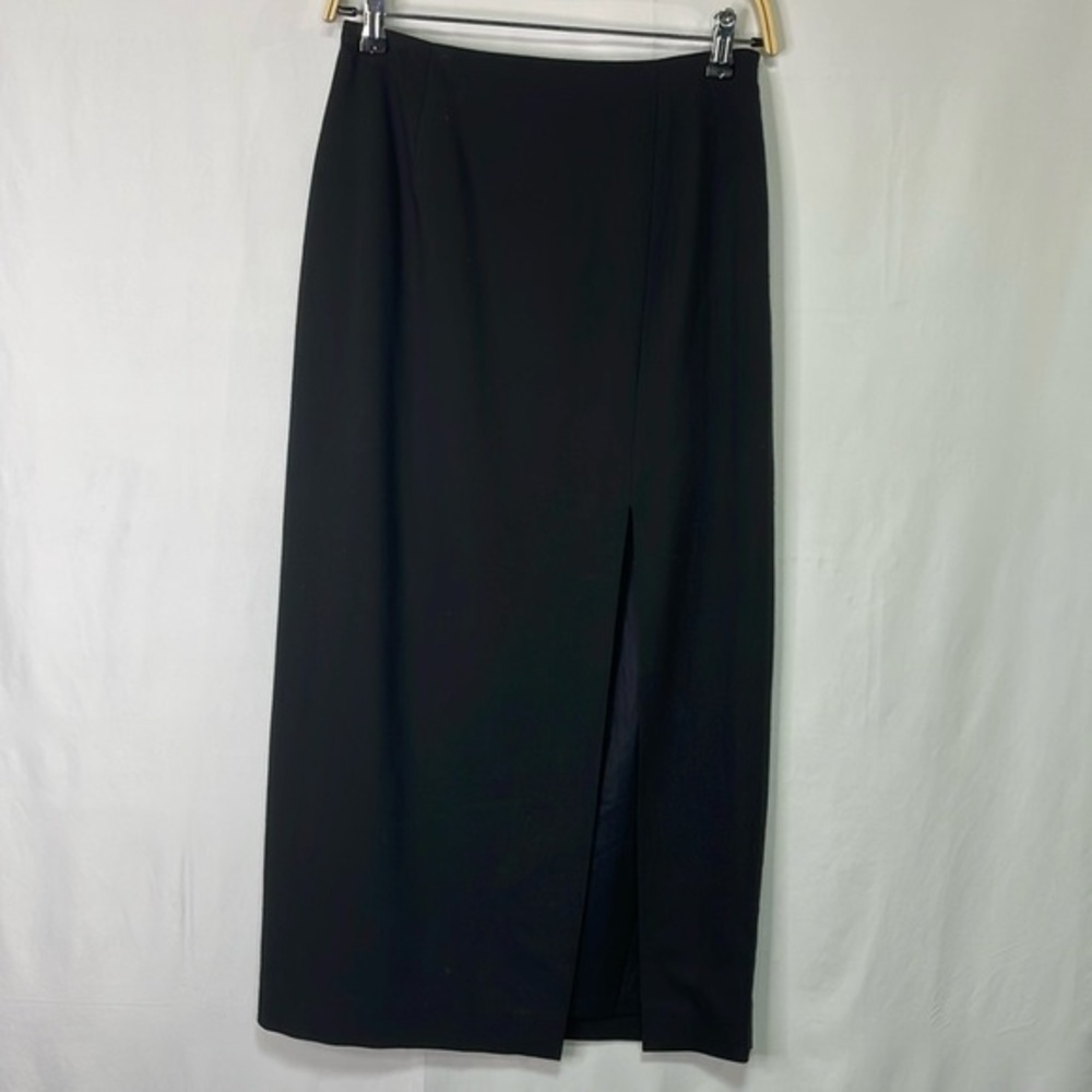 🏁 Talbots maxi  straight skirt with front slit or vent, side zipper